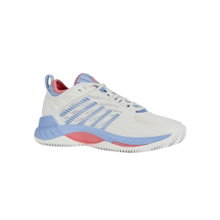KSwiss Hypercourt Supreme 2 HB Clay/Sand Court Tennis Shoes white/light blue/pink for women